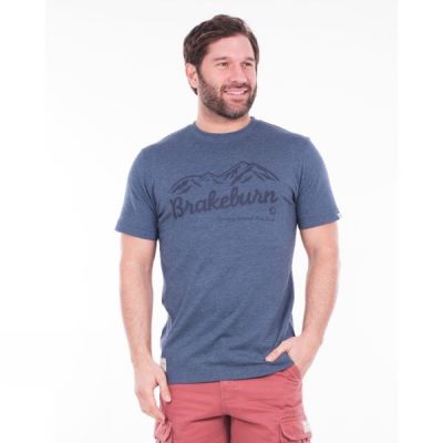 Tee Brakeburn Classic Mountains Hombre - Azules - Chile CMY318749